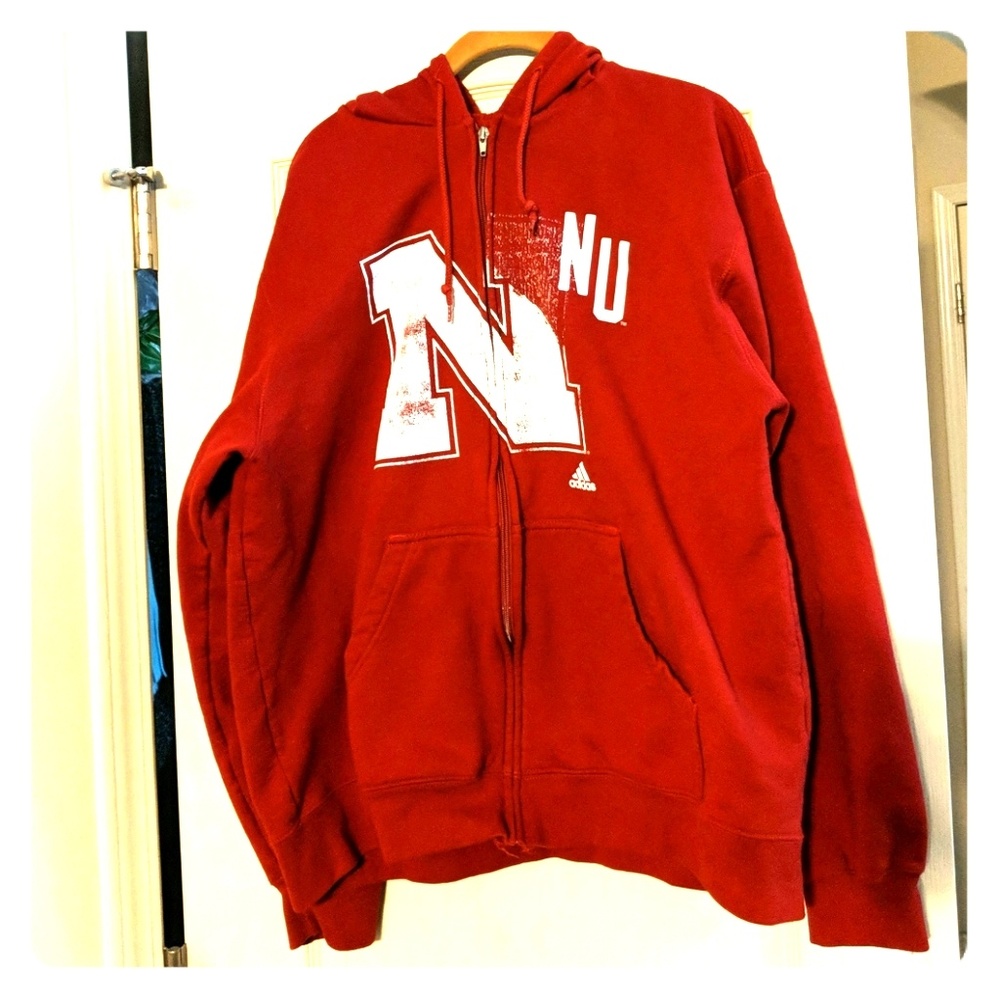 Nebraska Husker Zip Hoodie